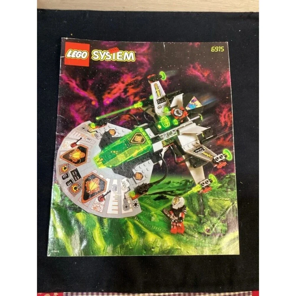 Original Lego Instruction Manual UFO Warp Wing Fighter Set #6915 From 1997